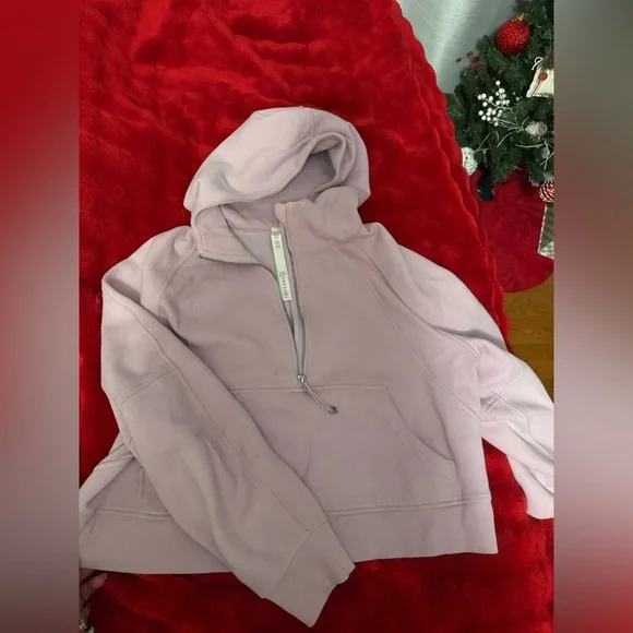 lululemon athletica Light Pink quarter zip hoodie- SEE PHOTOS FOR ALL DETAILS - Picture 7 of 12
